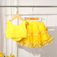 thumbnail image 5 of KEXE 4T Girl Clothes Girls Summer Clothes Summer Toddler Girl Clothes Baby Girl Sleeveless Shirt Shorts Set Cute Outfits, 5 of 8