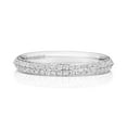 thumbnail image 2 of 18k White Gold 2.5mm Slight Court Comfort Women Eternity Diamond Wedding Band/Ring Brilliant Cut 0.60 Carat G - VS, 2 of 3