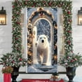 thumbnail image 6 of AuroraX Hanging Christmas Decor Outdoor Penguin Fabric 71x35 in Door Cover Christmas Ornaments Backdrop Festive Winter House Decor, 6 of 6