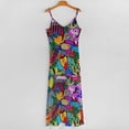 thumbnail image 5 of Mola De Panama Ocean Sleeveless Dress Women's Evening Dress Womans Clothing, 5 of 9
