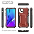 thumbnail image 5 of ExoGuard For iPhone 13 Mini Case, Phone Case with Screen Protector and Kickstand (Red), 5 of 7