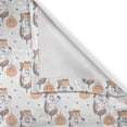 thumbnail image 6 of Ambesonne Halloween Valance & Curtain, Unicorns Holding Balloons, 55"x45", Multicolor, 6 of 7