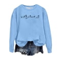 thumbnail image 1 of WEAIXIMIUNG Sweat à Fermeture Éclair Femme Surdimensionné Imprimé Col Rond Tendance Automne/hiver Haut Décontracté, 1 of 2