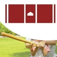 thumbnail image 6 of Luwecf Baseball Hitting Mat Baseball Batting Mat Indoor Outdoor Auxiliary Tool Hitting Red, 6 of 9
