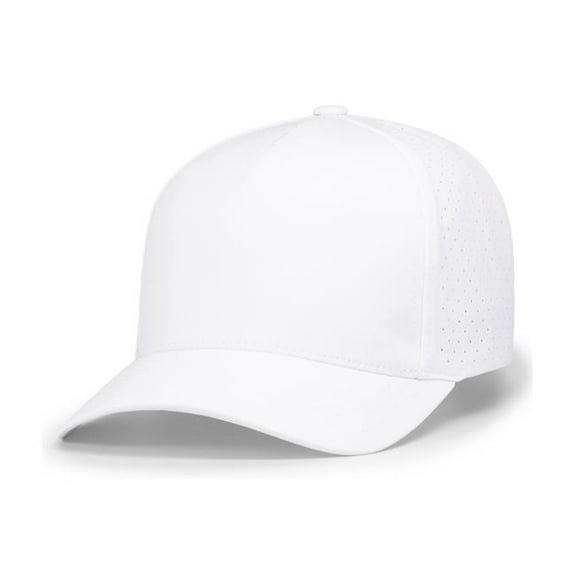Pacific Headwear  Weekender Perforated Snapback Cap, White - One Size