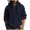 Mens Clothing Navy, variant on Mens Cotton Linen Hoodies, Long Sleeve Shirts for Men Fall Lightweight Casual Vintage Solid Color Button Up Drawstring Hooded Dressy Blouses M-3XL