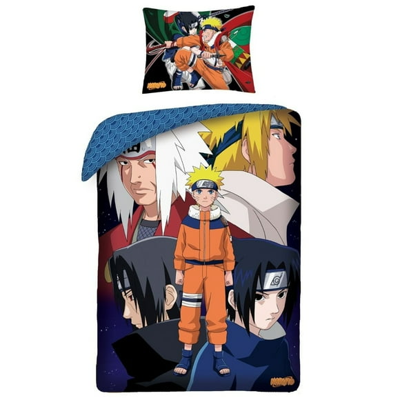 Naruto Ensemble de Housse de Couette en Coton