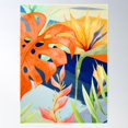 thumbnail image 2 of Abstract Art Tropical Garden 19 Poster Wall Art, Modern Wall Decor For Living Room Bedroom, 12x18 UNFRAMED, 2 of 3
