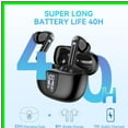 thumbnail image 3 of Deep Bass Bluetooth Earbuds with 40Hrs Playtime and LED Power Display, 3 of 5