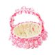 thumbnail image 4 of Cesta de flores para boda, cestas tejidas, portátil, hermosa cesta de flores para niña, de mano, para fiestas, bodas, eventos y ocasiones especiales. Rojo, 4 of 8