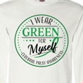 thumbnail image 4 of Inktastic I Wear Green for Myself- Cerebral Palsy awareness Long Sleeve T-Shirt, 4 of 5