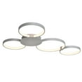 thumbnail image 4 of VONN Capella 43" Aluminum ETL Certified Integrated LED Ceiling Fixture in Silver, 4 of 10