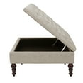 thumbnail image 2 of Abble Tufted Square Storage Ottoman, 2 of 2
