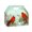 Majestic Cardinal, variant on 6 Pack, Fall Plaid Gable Box 9.5X5X5" for Food Service, Birthday, Housewarming, and Get Well Gifts