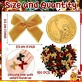 thumbnail image 2 of Dalrosia 120PCS Mini Christmas Velvet Bows for Crafts Xmas Twist Tie Bows Ribbon Bowknot Christmas DIY Craft Sewing Scrapbooking Gift Wrapping, 2 of 5