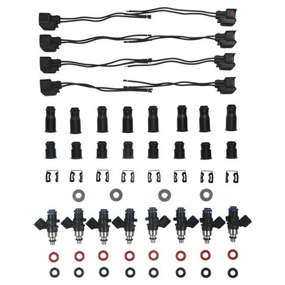 DeatschWerks 16U-LS-0550-8 LS 550cc Injector Kit - Set of 8