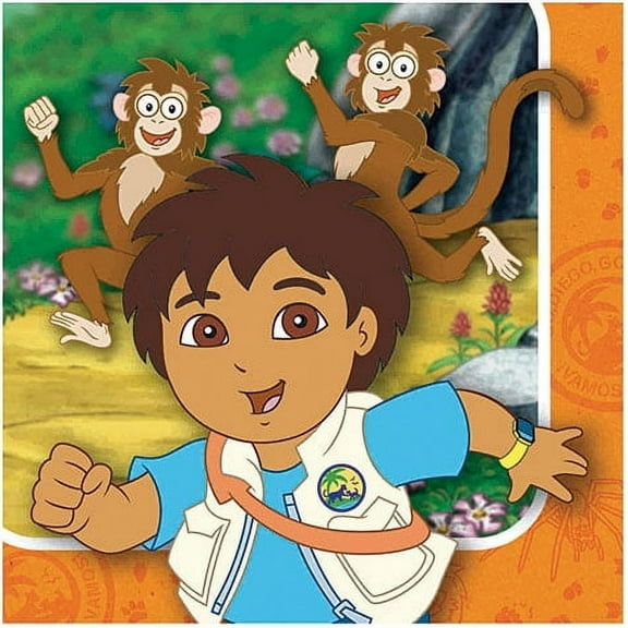 16 Go, Diego, Go! Beverage Napkins