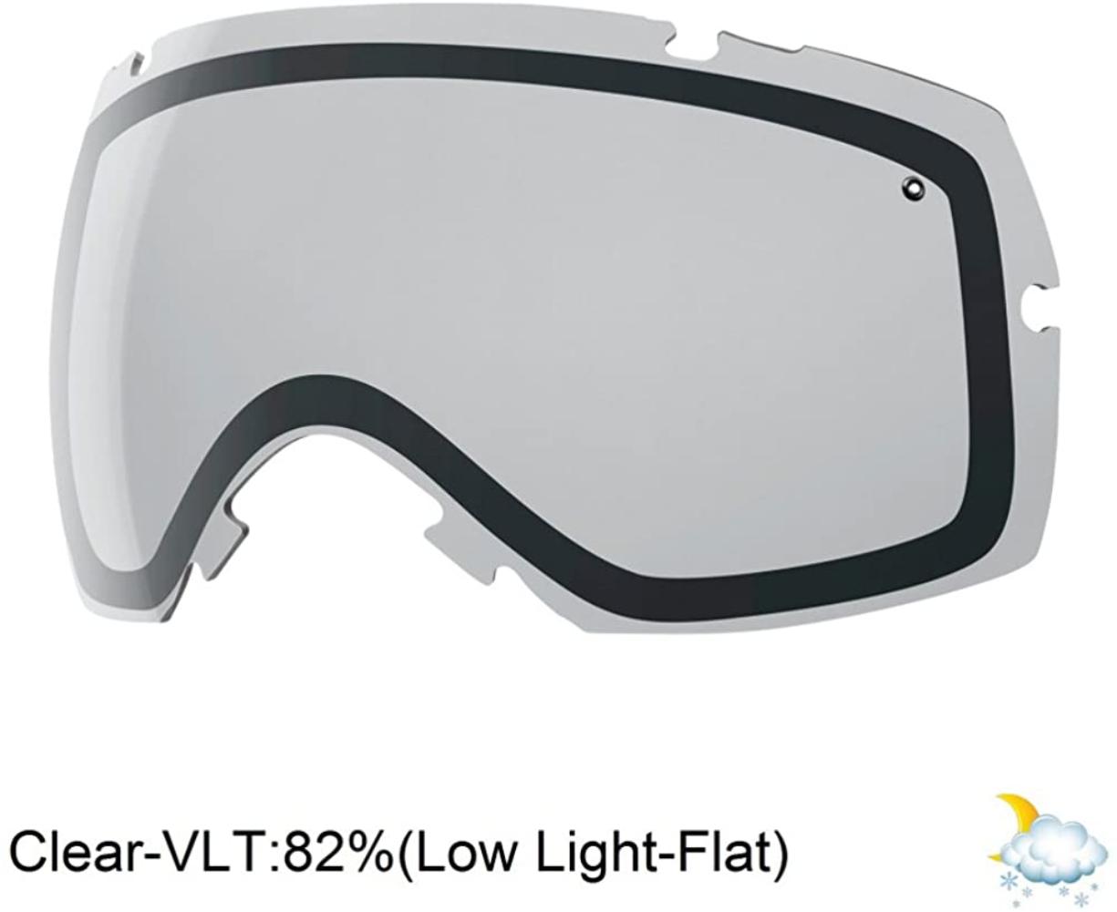 Smith IOX/IOX Turbo Snow Goggle Replacement Lens (Clear), Replacement