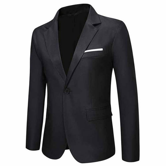 Mens Suit Jacket Qiggri Mens Blazer Jacket Slim Fit Casual Single Breasted Sport Coats