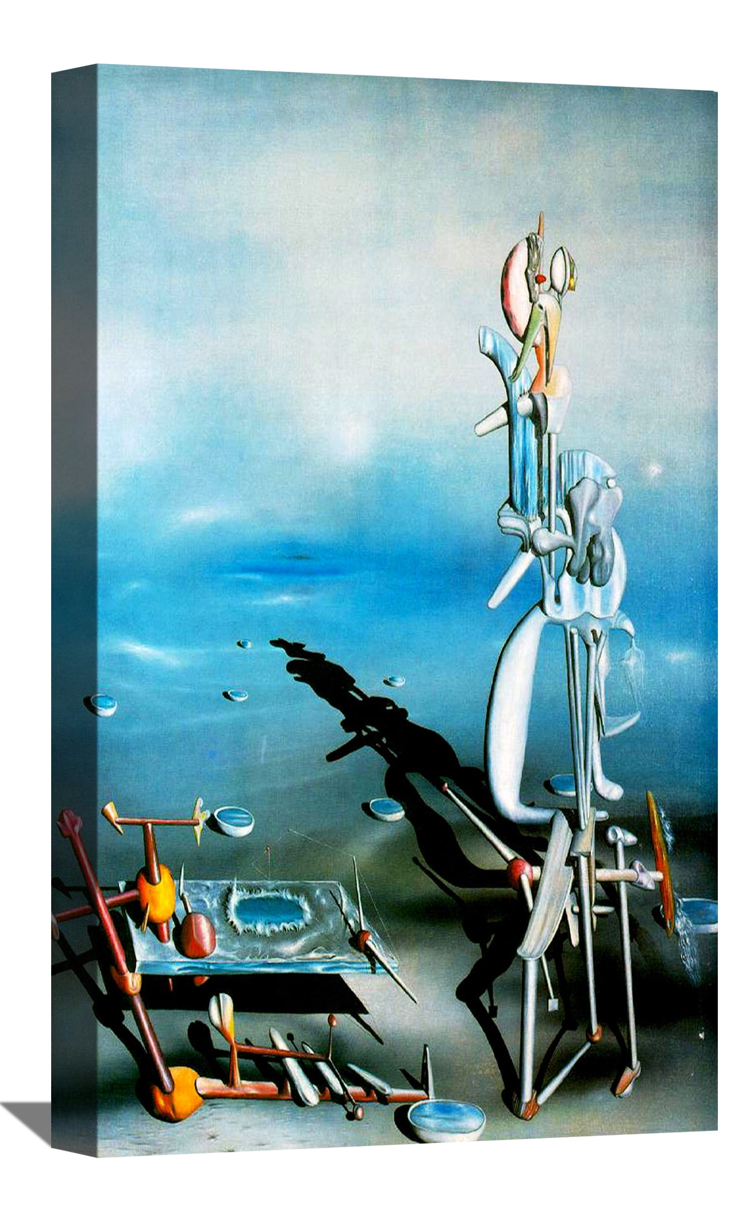 Yves Tanguy Painting Art Print Divisibilité Indéfinie Framed