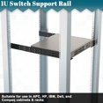 thumbnail image 2 of 1U  Rack Mount Rails 4- Server Rack Shelf Rail, 2 of 6