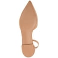 thumbnail image 6 of Journee Womens Reba Buckle Pointed Toe Ballet Flats, Widths Available, 6 of 10