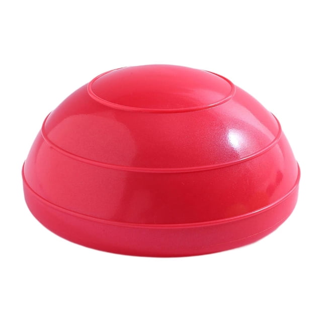 Almohadilla de equilibrio para escalones antideslizante para ejercicios de fitness, media cúpula, gimnasio, entrenamiento de puntos Rojo