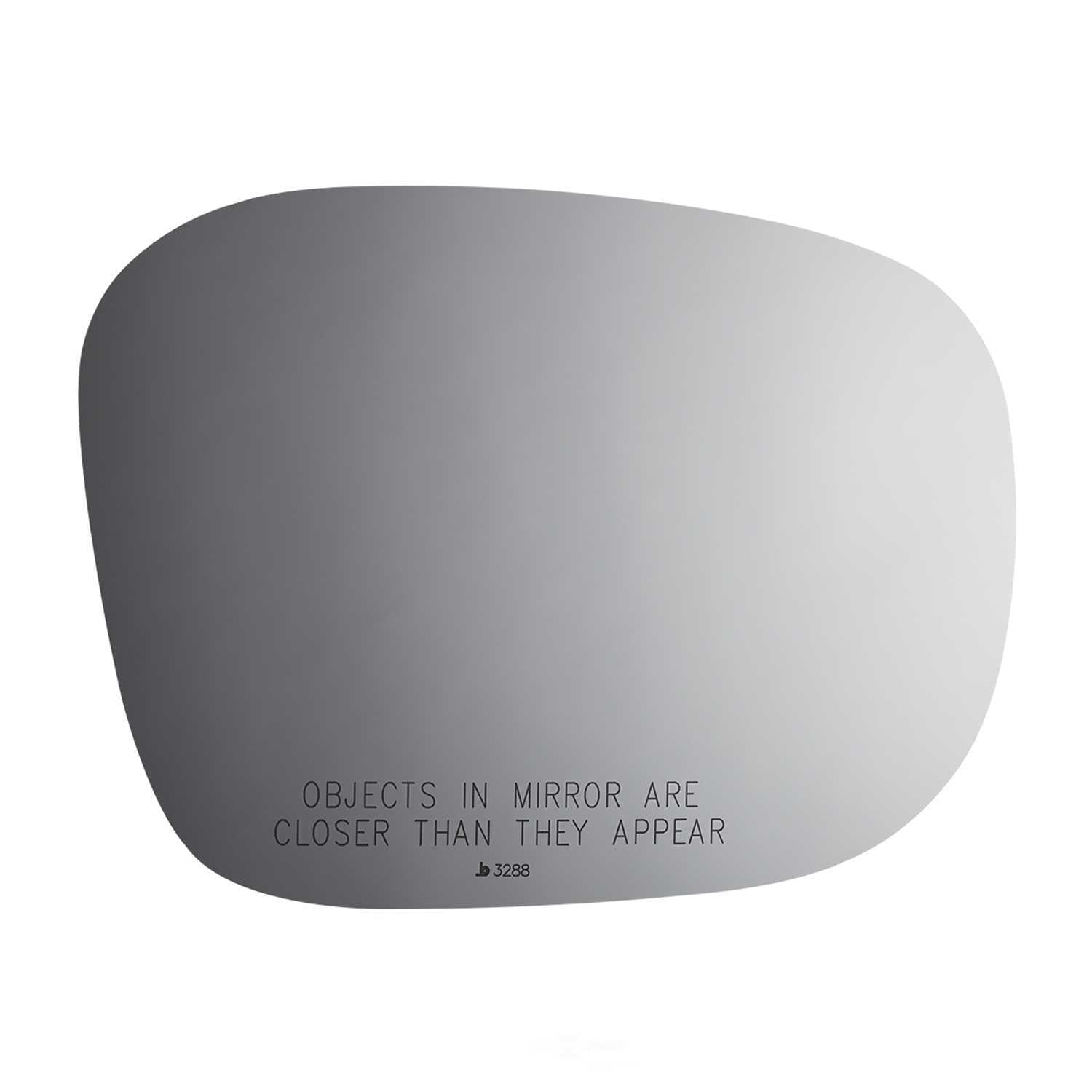Burco Side View Mirror Replacement Glass - Clear Glass - 3288