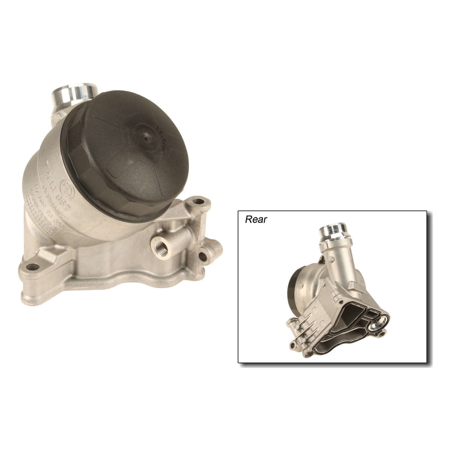 Genuine Oil Filter Housing, Aluminum