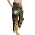 thumbnail image 6 of Salouo Dinosaur Bald Eagle Print Women's Pajama Pants Casual Loose Sweatpants PJs Flowy Pants Drawstring Palazzo for Women Wide Leg Pants Lounge Pajama -X-Large, 6 of 8