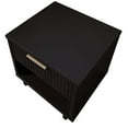 thumbnail image 5 of Manhattan Comfort Granville Engineered Wood Nightstand 1.0 in Black, 5 of 11