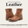 thumbnail image 4 of Botines Frye Veronica para mujer de piel de plena flor, color bronce, 4 of 7