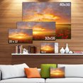 thumbnail image 3 of Design Art - Poppy Field under Bright Sunset, 3 of 4