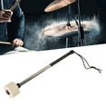 Drum Mallet White Felt Band Percussion Accessory with Stainless Steel