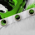 thumbnail image 4 of Feelyou Artwork Geometric Curtains Pack of 2 (42x84 Each) for Adult, Retro Oil Printing Curtains Blackout, Black Green Abstract Bedroom Curtains, Blackout Curtains Bedroom Decor, 4 of 6