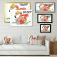 thumbnail image 4 of Designart Christmas Lama Ready For Santa II Tropical Framed Wall Art, 4 of 4