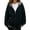 Black, variant on Leopard Print Jackets for Women Cheetah Print Open Front Loose Fit Casual Fashion Coat Fall Winter Womens Clothing Grey M