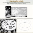 thumbnail image 4 of Linen Drum Lampshades Boho Sun Moon Aesthetic Black Dark Spiritual Mystic Burning Clouds 13"x13"x10" Light Shade for Table Lamps Floor Lamp Shades Lampshade Replacement Assembly Required, 4 of 8