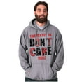 thumbnail image 5 of Currently In Dont Care Mode Funny Hoodie Sweatshirt Women Men Brisco Brands L, 5 of 6