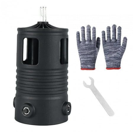 

wirlsweal Time-saving Corn Thresher Dry Corn Thresher Corn Thresher Set with Electric Drill Labor Saving Highly Efficient Tool with Gloves for Easy Corn Removal