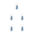 thumbnail image 1 of Corbata para mascotas Greeniant accesorio de moda azul gris S31cm, 1 of 6