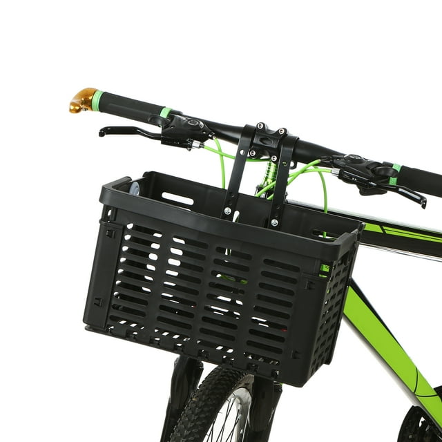 Cesta de bicicleta plegable Cesta delantera de manillar de bicicleta desmontable Labymos Portaequipajes