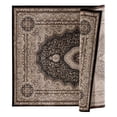 thumbnail image 2 of MDA Rug Imports Tabriz Collection Area Rug Black 3'9'' X 5'9'' 4' x 6' Ivory,Beige,Gold Rectangle, 2 of 4