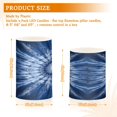 thumbnail image 3 of ALAZA Ethnic Feather 2 PCs LED Flickering Flameless Candles with Remote Timer Battery Operated Candle, 3 of 7