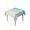 Bluish Green, variant on Blue Summer Beach Table Cloth, Waterproof Tablecloth for Square Tables, Nautical Coastal Beige Seaside Reusable Washable Fabric Table Cover for Restaurant Kitchen Dining Tables 54"x54"
