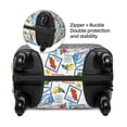 thumbnail image 4 of Xecao Stamp print Elastic Luggage Cover, with double-sided print , is perfect for travel, business, and daily use, 4 of 9