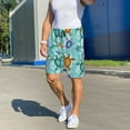 thumbnail image 6 of Rocae Turtles And Sea for Men's Soft Sleep Pajama Shorts, Waistband and Pockets-Medium, 6 of 6