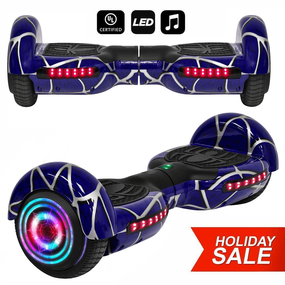 6.5 Electric Hoverboard Bluetooth Speaker LED Self Balancing Scooter UL NO Bag 