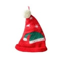 thumbnail image 3 of Gorro navideño mini perfecl con pompón verde, 3 of 8