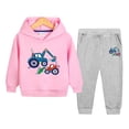 thumbnail image 2 of 4-5 Years Child Boys Girls Sweatsuits Fall Winter Clothes Set Long Sleeve Tracksuits Crewneck Sweatshirts & Pants Outfit School Outfits, 2 of 5